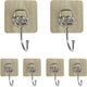 Premium Golden Hanger Hooks- Peel & Stick Adhesive .g