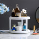 Double-Layer Turntable – Space-Saving Organizer for Fridge, Pantry & Cupboards: f