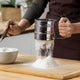 Steel Manual Flour Sifter – Clean, Quick & Efficient Sieving-.f