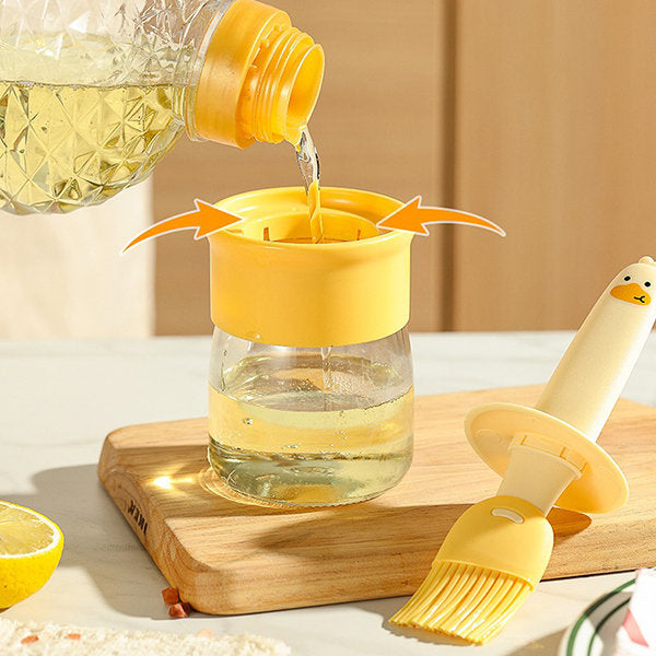 Duck Silicone Oil Jar- 2 in 1 (Buy 1 Get 1 Free)-.g