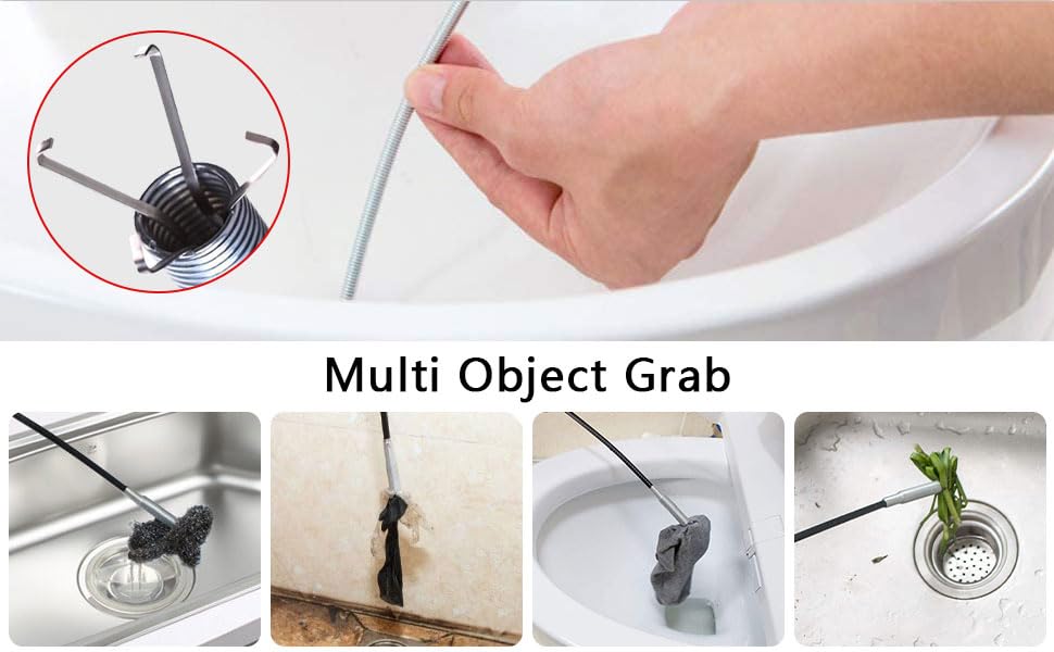 FlexiClean Sink Clean Steel Pipe- 360 degree movement- .g