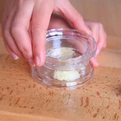 Twist & Crush, Mess-Free Garlic Crusher – Easy Twist Garlic Press Tool Set: g