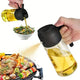 Oil Sprayer and Dispenser Glass Multipurpose Jug with lock system (500 ML) .g