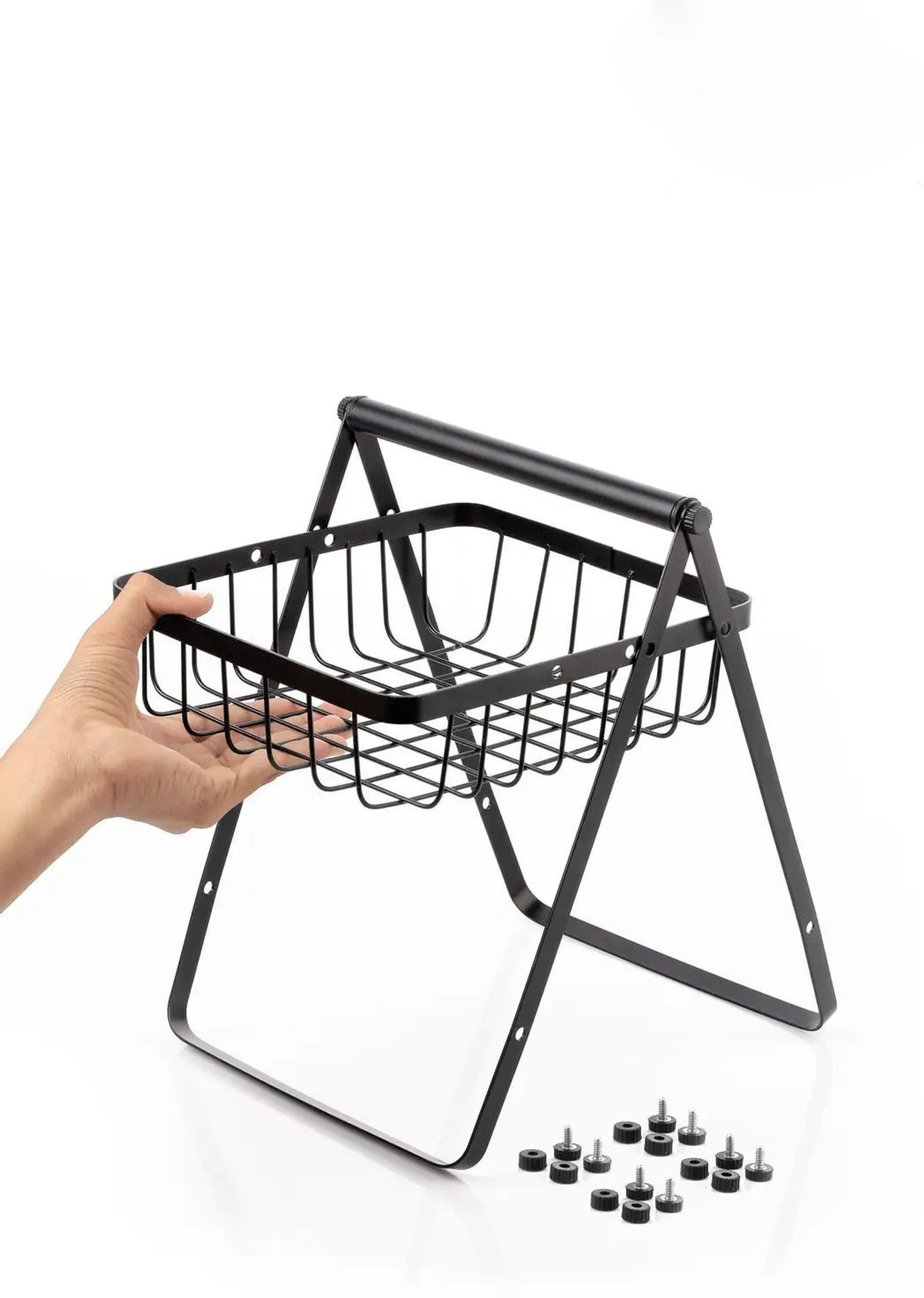 Multi-Purpose 2-Tier Storage Basket | Fruit, Vegetable & Snack Organizer: f
