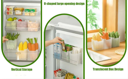 Fridge and Home Organiser containers (Pack of 6) ,g