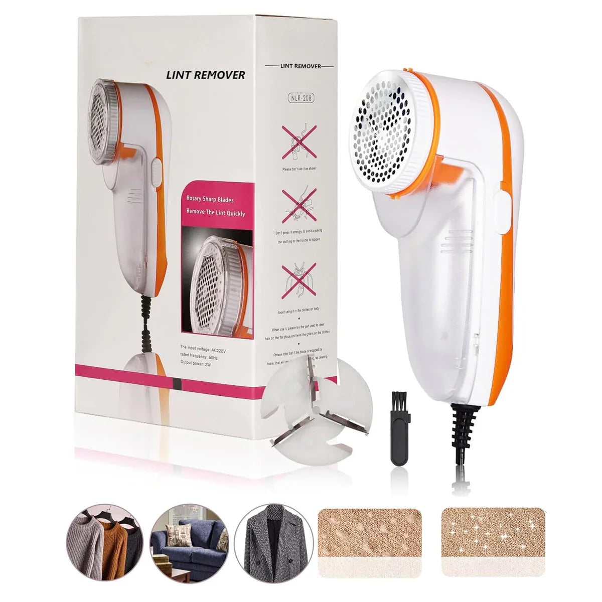 Portable Lint Remover machine With Power Cord, g
