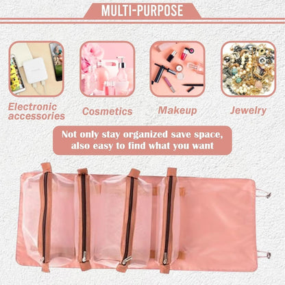 Foldable Makeup Storage Pouch for Cosmetics & Beauty Accessories –: f