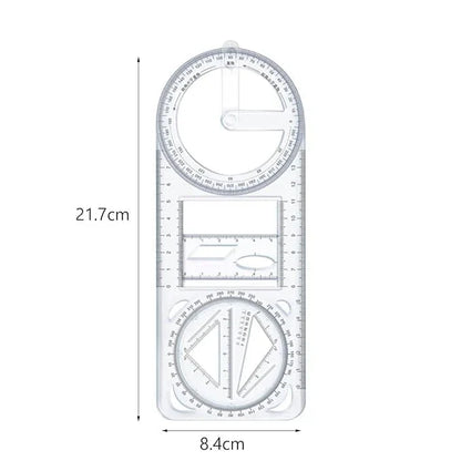 Multifunctional Geometric Ruler - All in one (Buy 1 Get 1 Free) .f