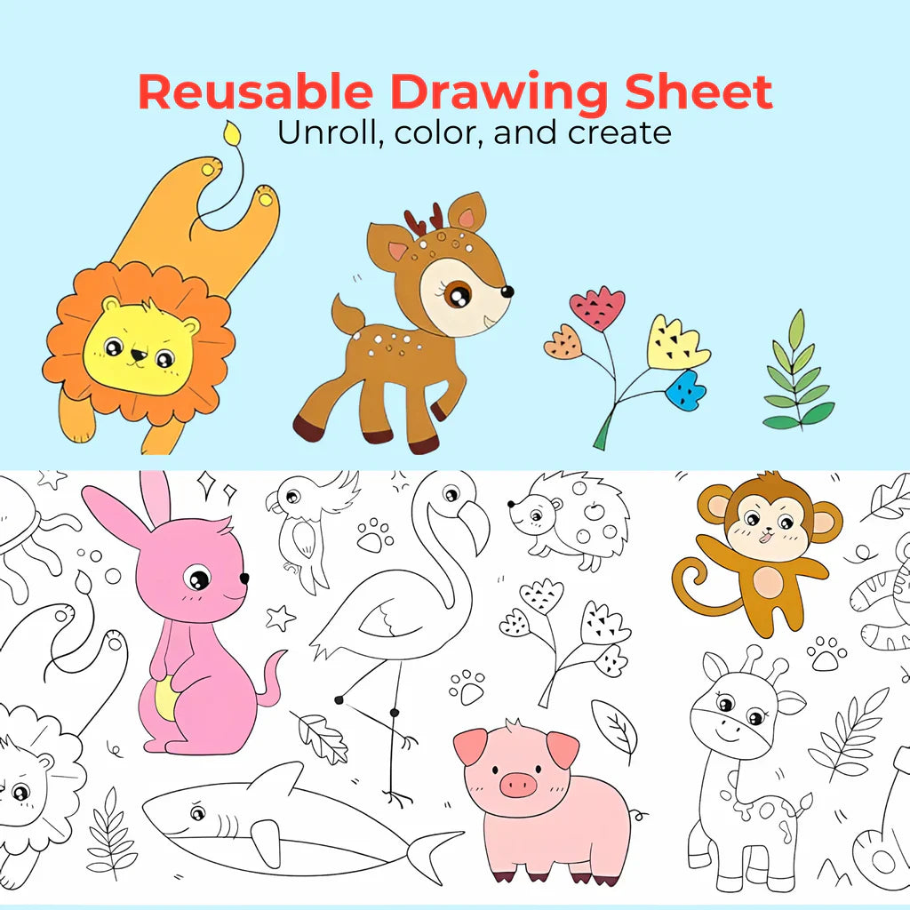 Drawing Roll for Kids- Sticker 300x30 cm-g.