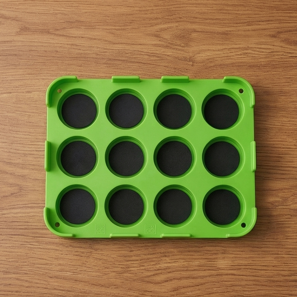 12 Slot Cutlet & Tikki Maker – Easy Burger Patty Press for Perfect Shapes; g