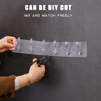 6 Hook Adhesive Strip- Heavy Duty. f