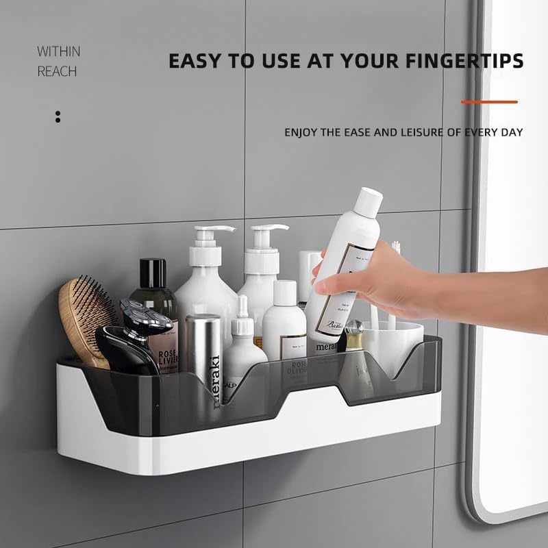 Bathroom & Kitchen adhesive organiser Shelf -(Pack of 2): g