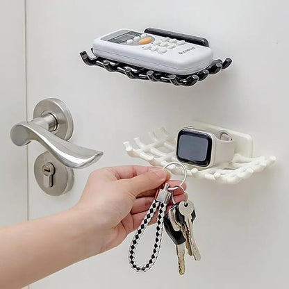 Wall Mounted Dish with Hooks – Space Saving Bathroom Organizer: g