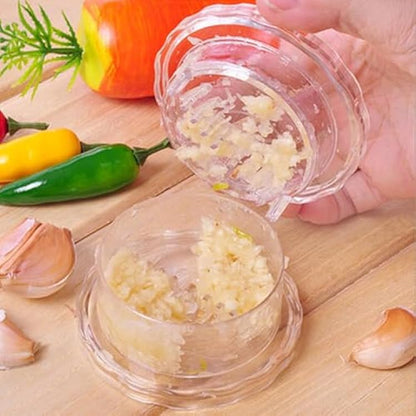 Twist & Crush, Mess-Free Garlic Crusher – Easy Twist Garlic Press Tool Set: g