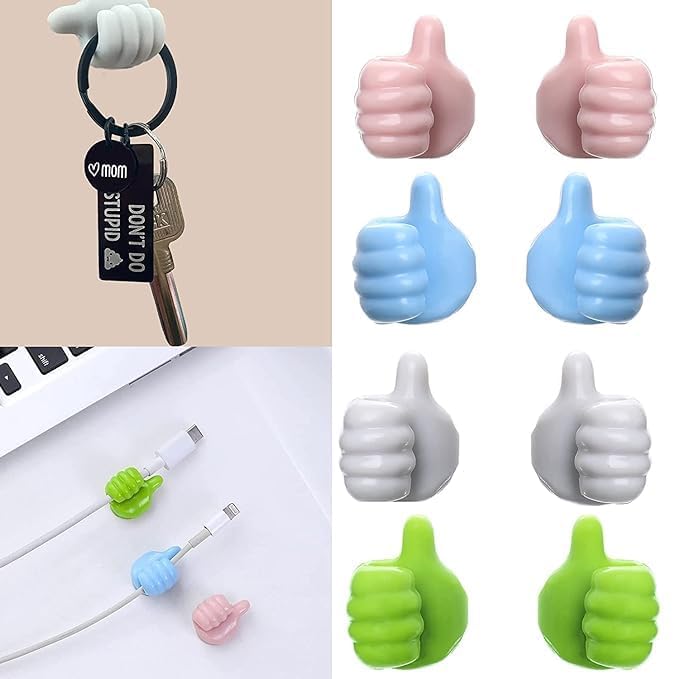 Creative Thumbs Up Shape Wall Hook Holder .g