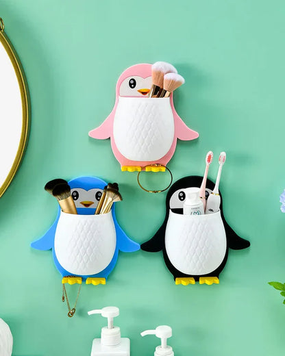 CUTE Penguin Storage Rack- Wall Mounted