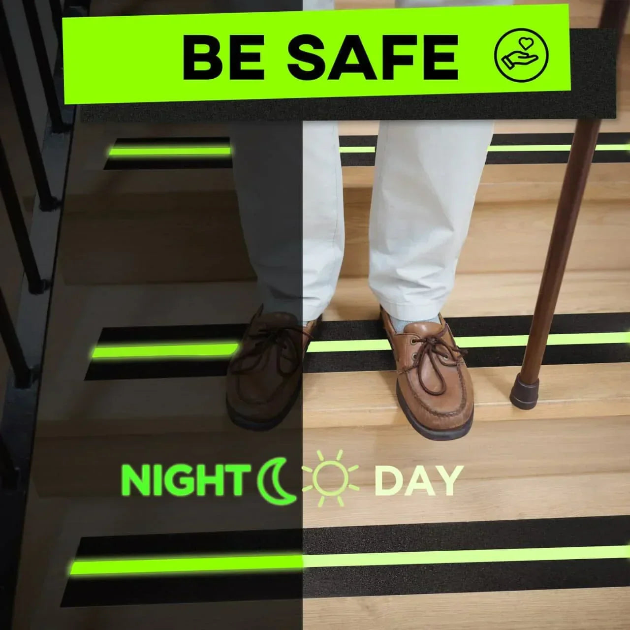 GripGlow™ Anti-Slip Glow-in-the-Dark Tape – Stay Safe, Even in the Dark-.f