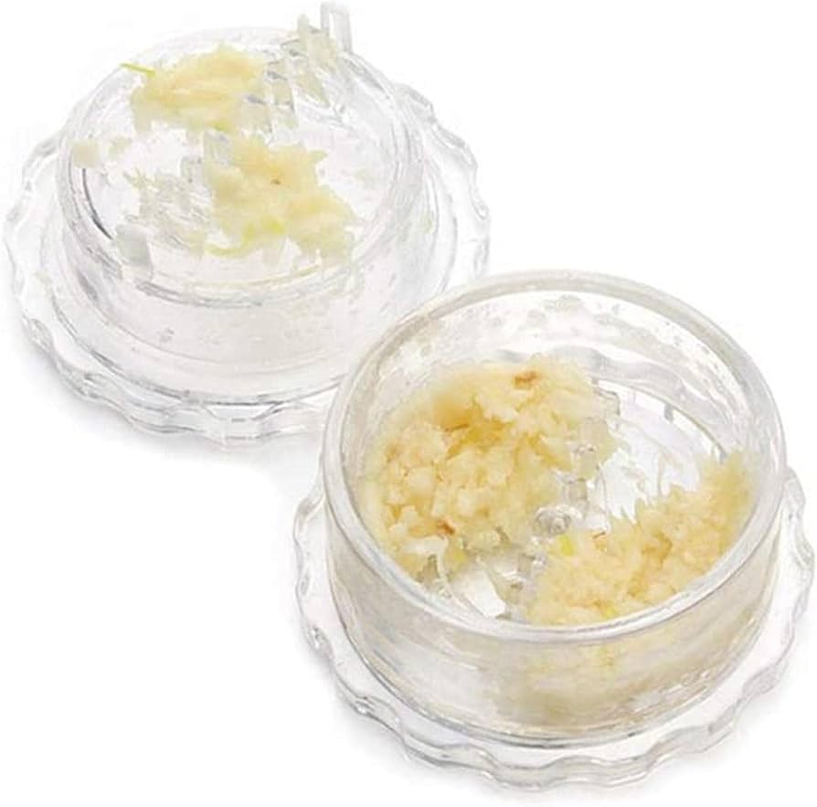 Twist & Crush, Mess-Free Garlic Crusher – Easy Twist Garlic Press Tool Set: g