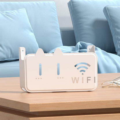 WiFi Router Storage Box – Cable Organizer & Wall Mount Cover .f
