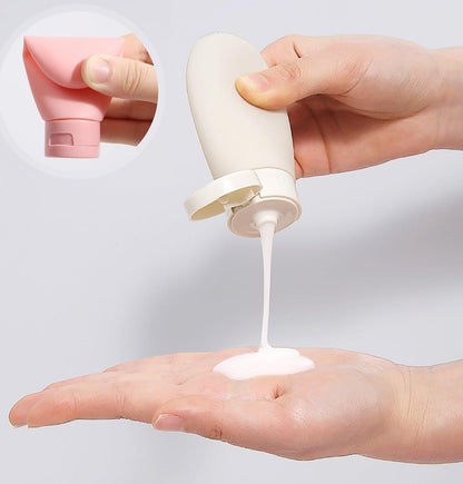 3 pieces travel Silicone Bottles Leakproof for Toiletries- 60 ml each ,g