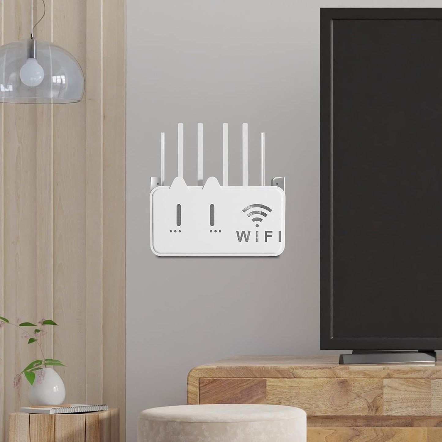 WiFi Router Storage Box – Cable Organizer & Wall Mount Cover .g