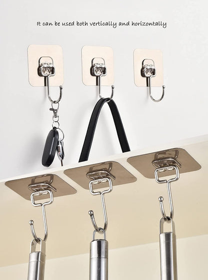 Premium Golden Hanger Hooks- Peel & Stick Adhesive .g