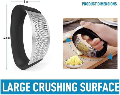 Premium Garlic Crusher – Easy, Quick & Mess-Free (Pack of 2)- .f