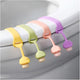 Silicone Toilet Seat Lifter Handle (Pack of 4) – Self-Adhesive Hygienic Toilet Cover Clip; g