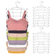 8 Layer Clothes Organizer steel Hanger – Perfect for Tank Tops, Bras & Scarves; f