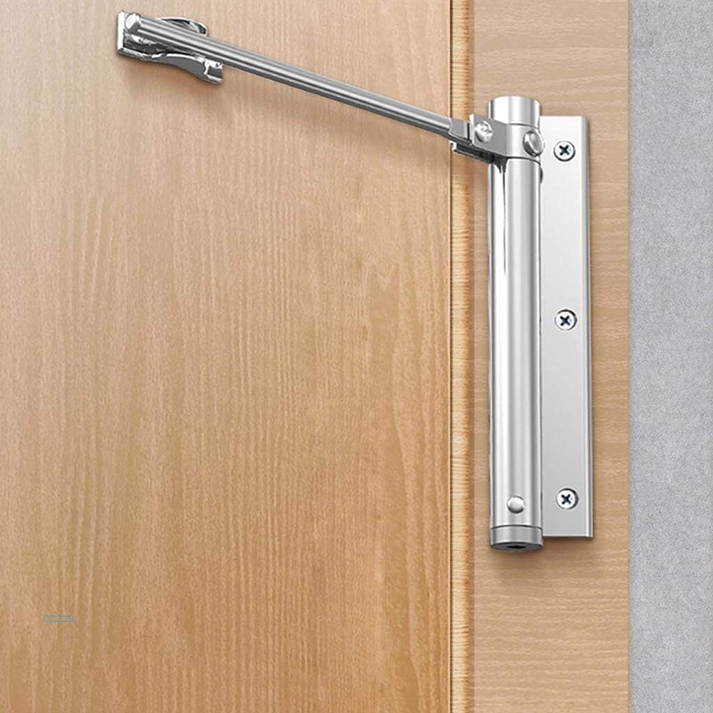 Automatic Spring Door Closer – Heavy Duty Adjustable Door Closer for Residential & Commercial Use;g