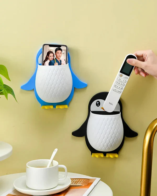 Cute Penguin Storage Rack- Wall Mounted