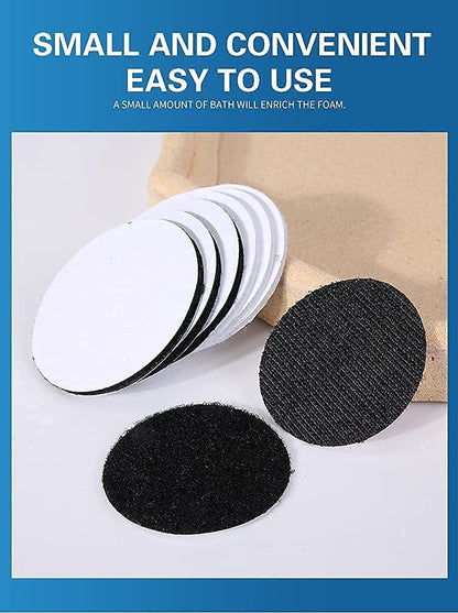 Anti-Slip Velcro Tape Dots – Self Adhesive Double-Sided Grip for Carpets, Bedsheets & Rugs- g