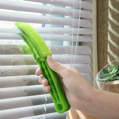3-in-1 Blinds and Ac Vent Cleaning Brush with Microfiber Sleeves – Multipurpose Dust Remover Tool: f