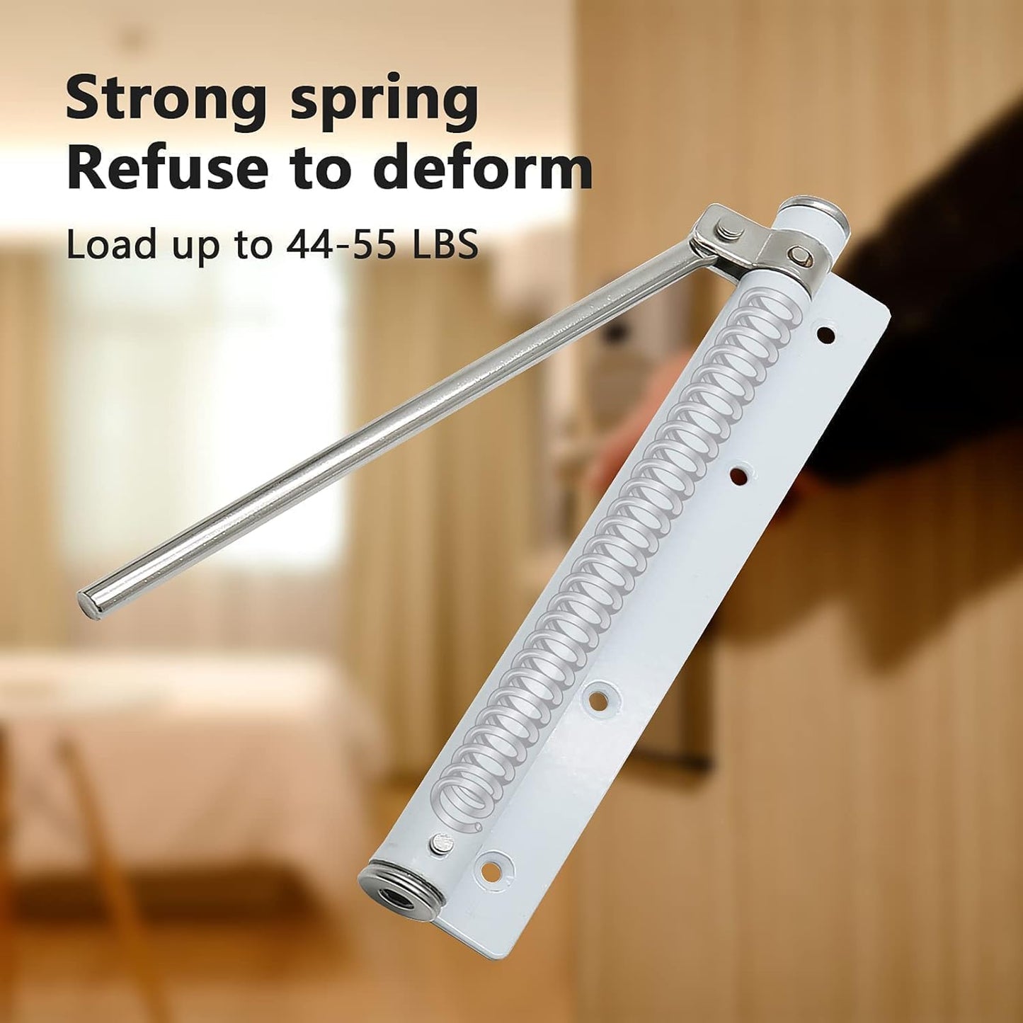 Automatic Spring Door Closer – Heavy Duty Adjustable Door Closer for Residential & Commercial Use;g