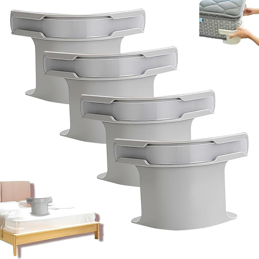 4-Pcs Adjustable Bed Sheet Holder Straps – Heavy-Duty Corner Clips for Tight, Wrinkle-Free Bedding; f