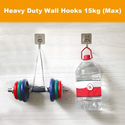Premium Golden Hanger Hooks- Peel & Stick Adhesive .g