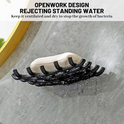 Wall Mounted Dish with Hooks – Space Saving Bathroom Organizer: f