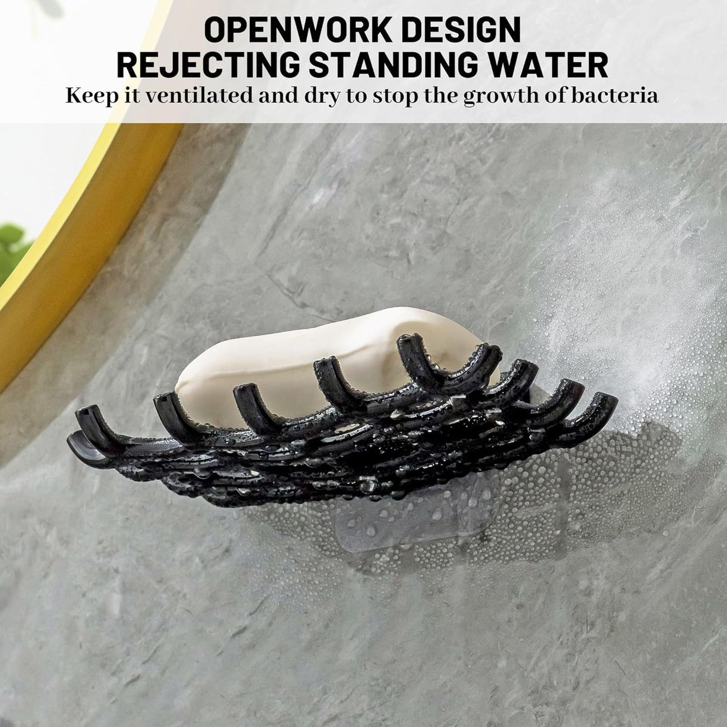 Wall Mounted Dish with Hooks – Space Saving Bathroom Organizer: g
