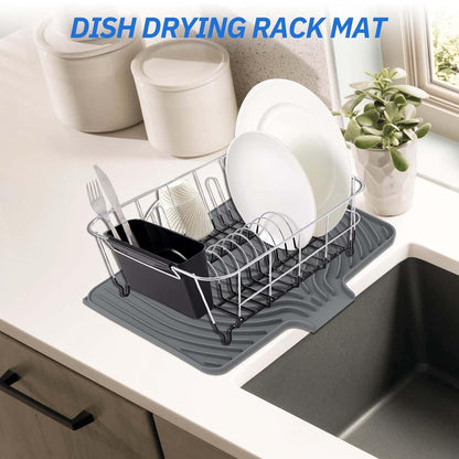 Silicone Kitchen Dish Drain Mat (40 × 30 cm)- f