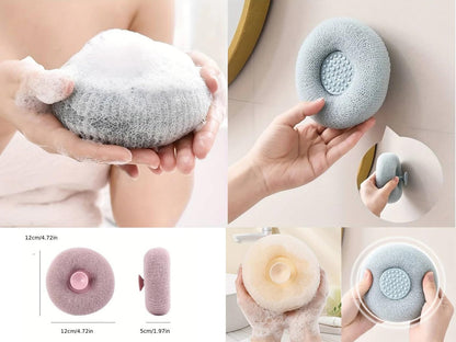 Suction Cup Bath Loofah- Pack of 2