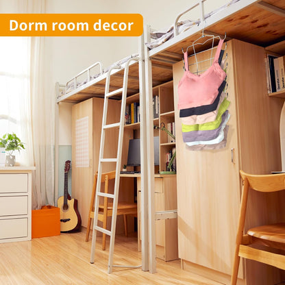 8 Layer Clothes Organizer steel Hanger – Perfect for Tank Tops, Bras & Scarves; f