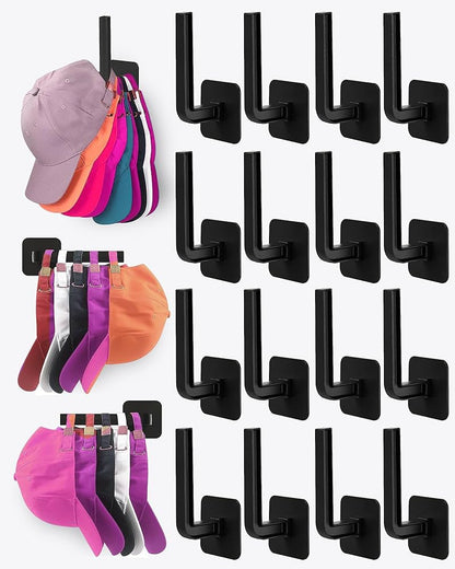 Multi-Purpose Strong Adhesive Wall Hooks for Clothes & Accessories: f