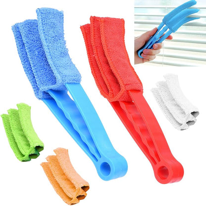 3-in-1 Blinds and Ac Vent Cleaning Brush with Microfiber Sleeves – Multipurpose Dust Remover Tool: f