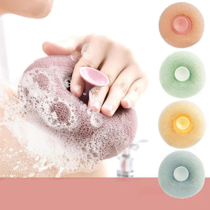 Suction Cup Bath Loofah- Pack of 2