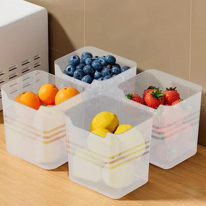 Fridge and Home Organiser containers (Pack of 6) ,g