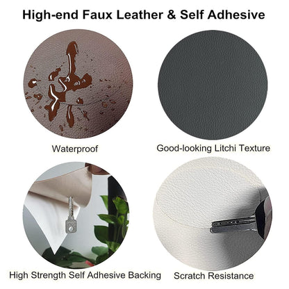 Adhesive Leather Repair Patch – (30x60 cm) Quick Fix (Pack of 2), g