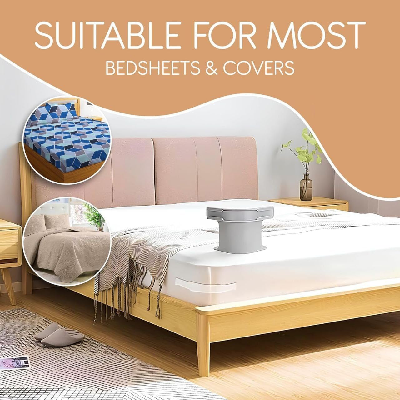 4-Pcs Adjustable Bed Sheet Holder Straps – Heavy-Duty Corner Clips for Tight, Wrinkle-Free Bedding; f