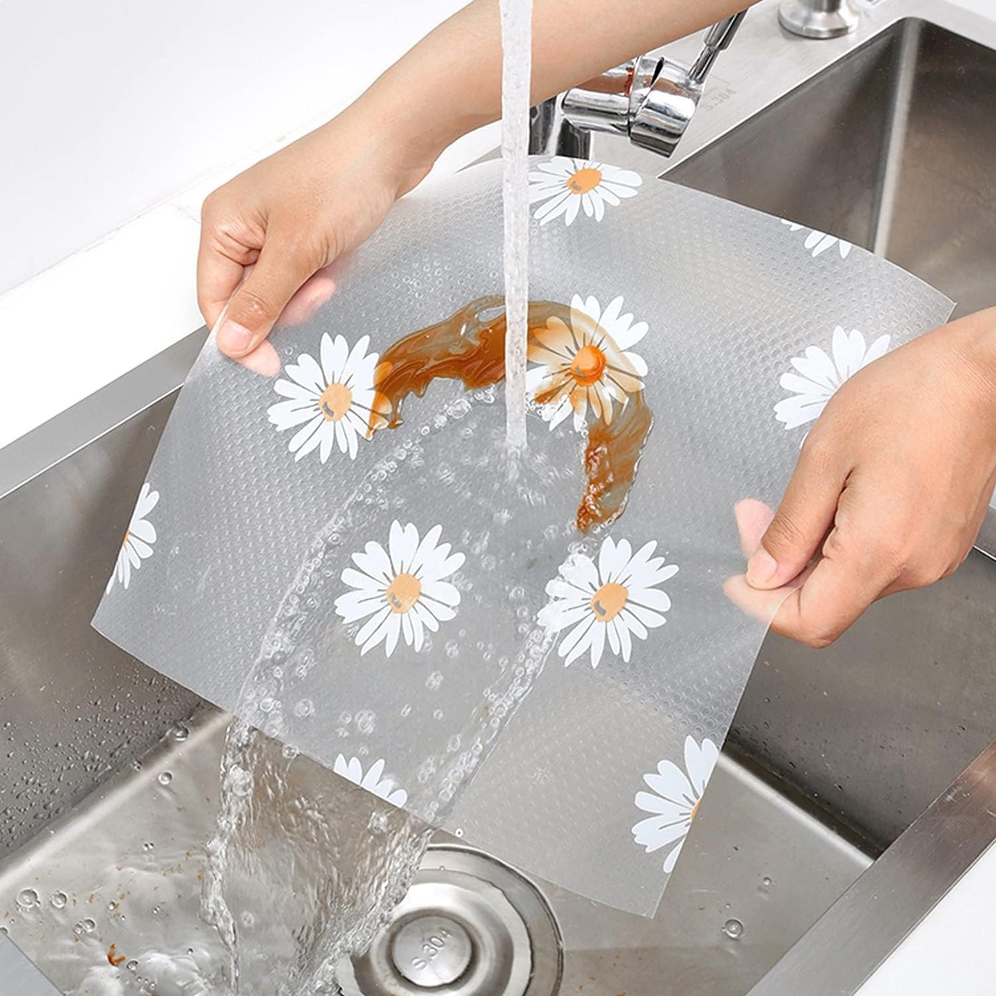 GripSafe Waterproof Drawer & Cabinet Shelf Liner (45 × 125 cm); f