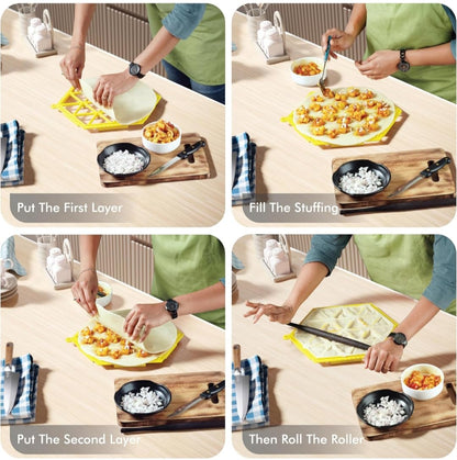 Samosa Maker (Makes 24 Samosas)- Easy Samosa Press Mould, say Goodbye to Messy samosa; f