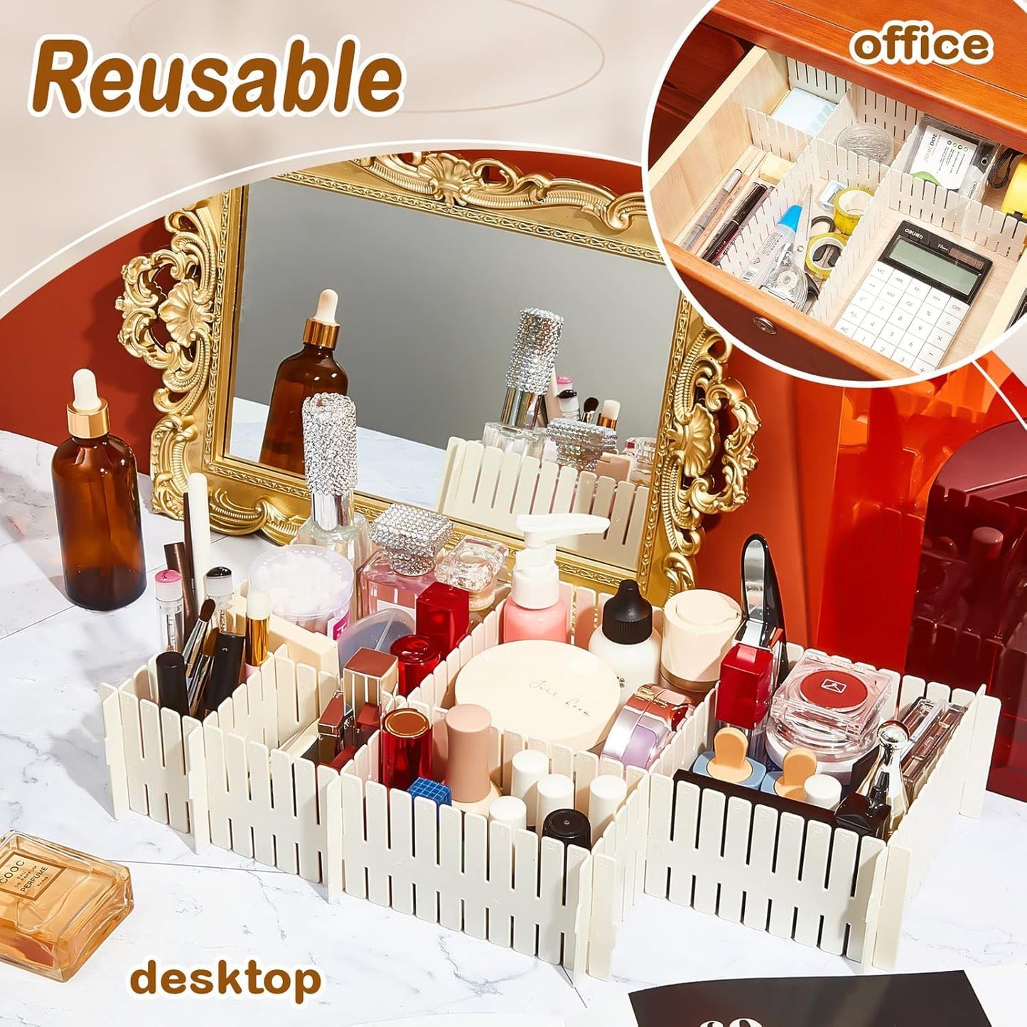 Drawer Organizer Dividers – Customizable Storage Grid for Clothes & Wardrobe: g
